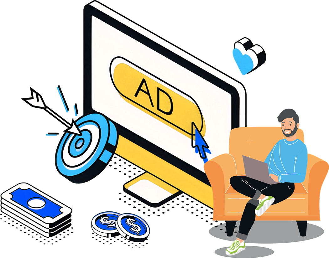 Store owners illustration